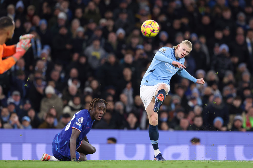 L-a executat fără milă! Haaland a marcat un gol spectaculos, din assist-ul direct al portarului Ederson