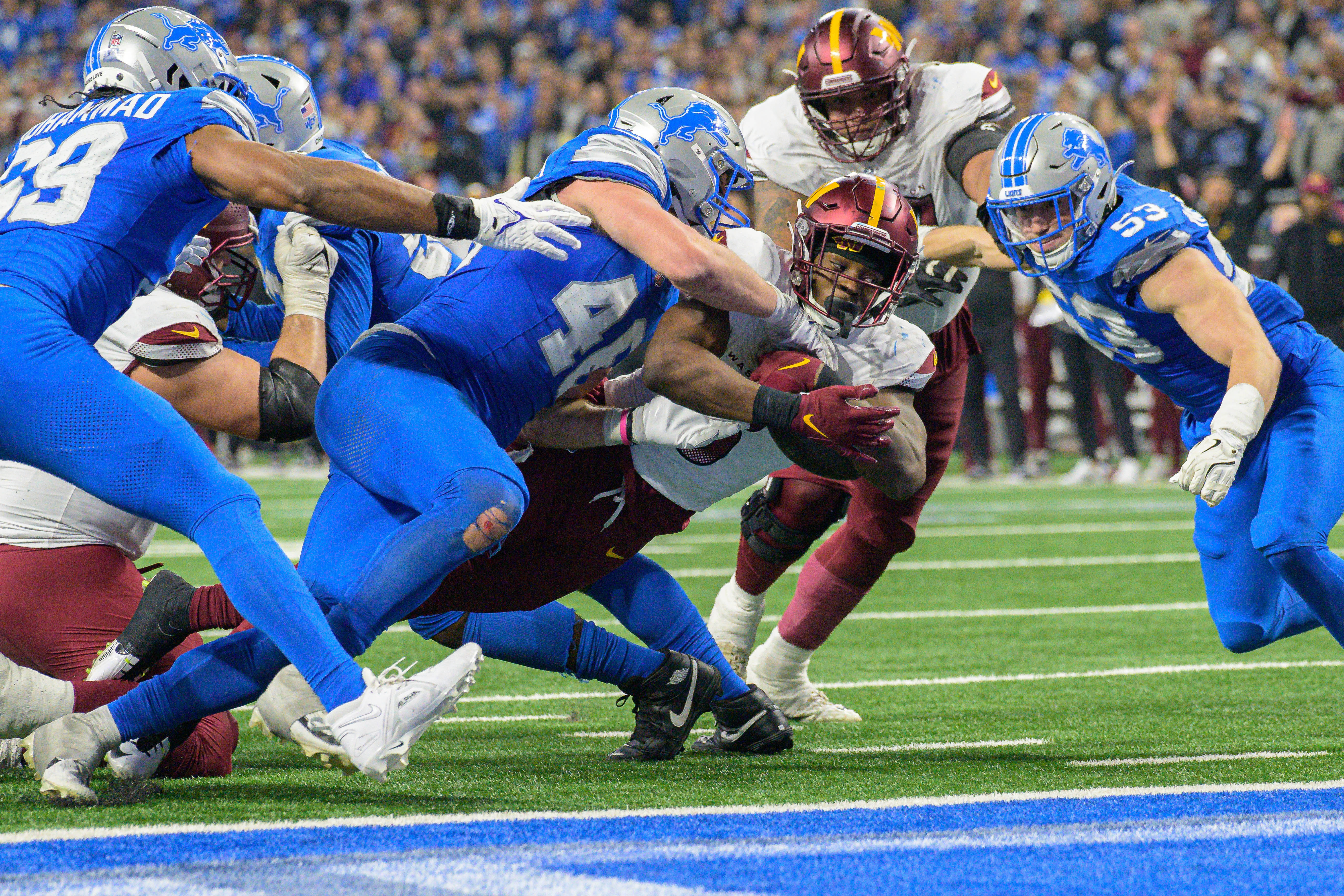 Dramă &icirc;n Detroit după ce &ldquo;Leii&rdquo; au fost spulberați &icirc;n play-off. Super Bowl va fi transmis de VOYO