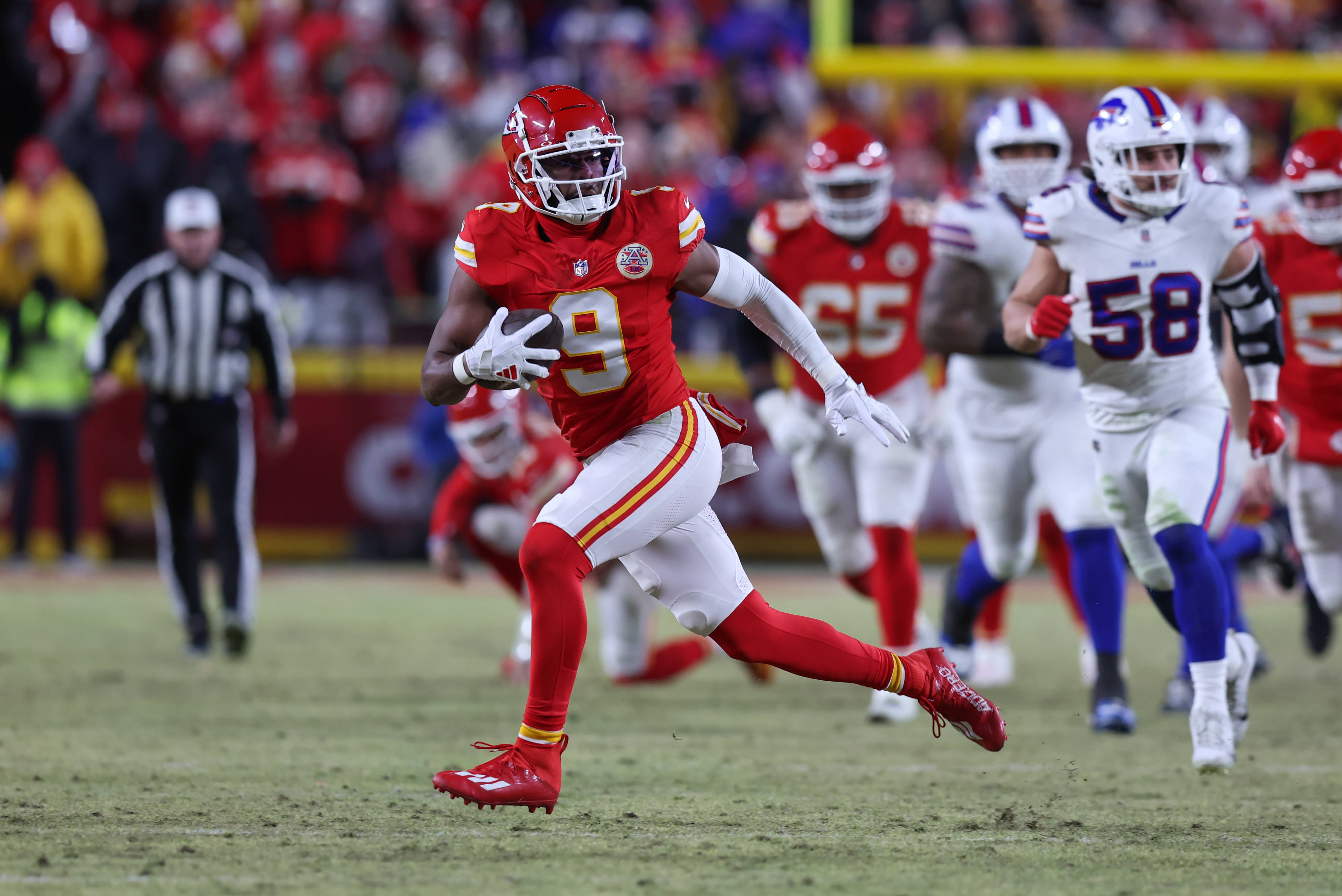 Coșmar pentru Buffalo Bills &icirc;n play-off! Patru &icirc;nfr&acirc;ngeri &icirc;n cinci ani contra lui Patrick Mahomes și Kansas City Chiefs. Super Bowl e LIVE pe VOYO (9 februarie)