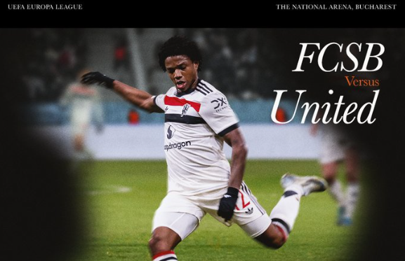 Cum a numit UEFA meciul FCSB - Manchester United din Europa League