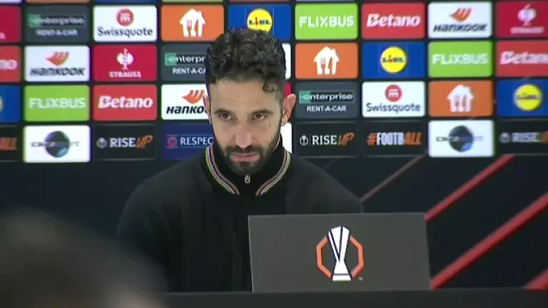 Ruben Amorim, după FCSB - Manchester United 0-2: "FCSB a obosit în a doua repriză"