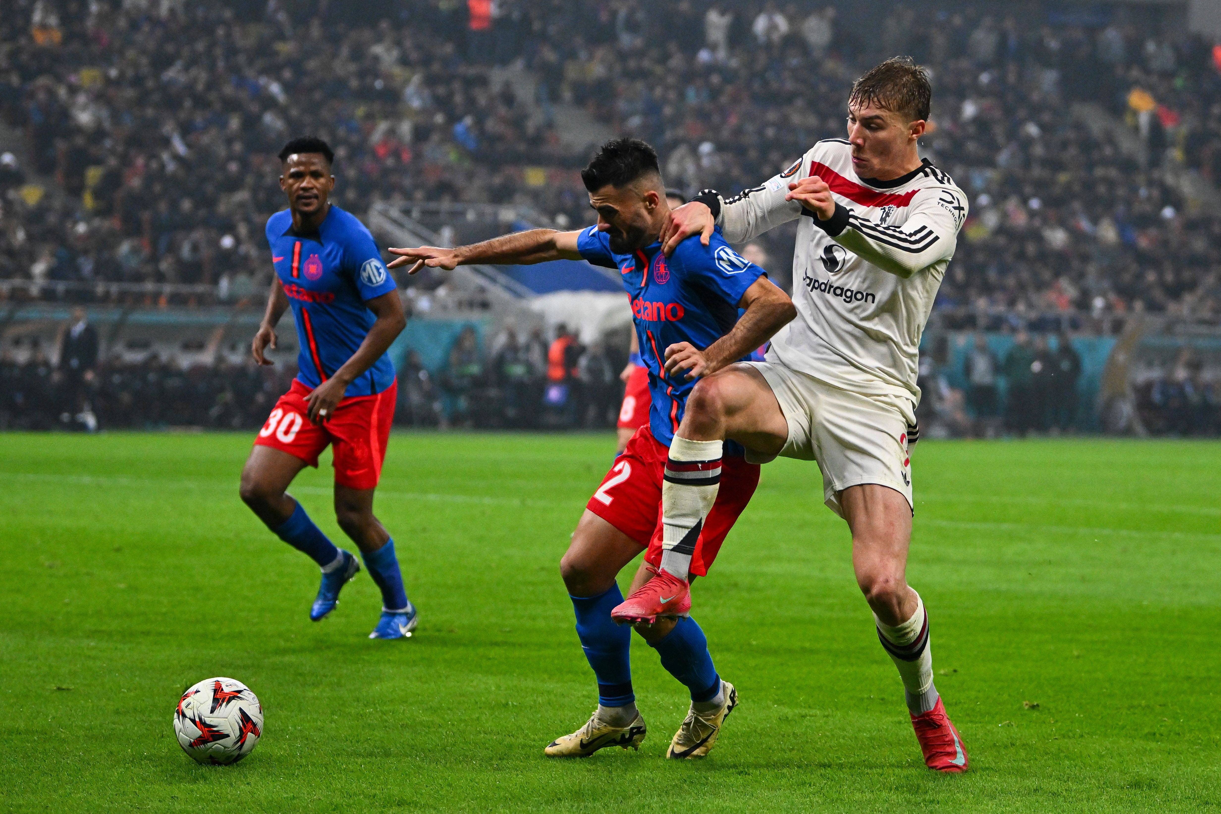 Cine a fost cel mai slab jucător al lui FCSB &icirc;n 0-2 cu Manchester United