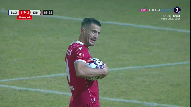 Astrit Selmani a oferit faza meciului Unirea Slobozia - Dinamo 1-3