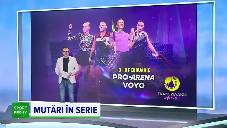 Halep, &icirc;nvinsă la dublu la Cluj. M&acirc;ine joacă la simplu, pe Pro Arena și pe Voyo. (03.02.2025)