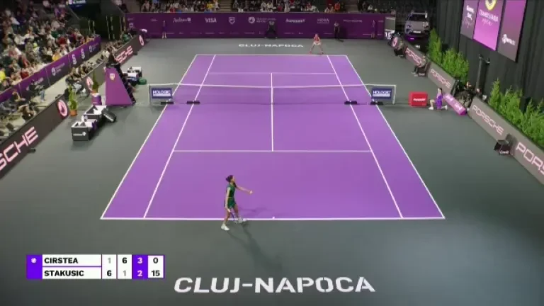 Transylvania Open 2025: Sorana C&icirc;rstea c&acirc;știgă un punct lung, &icirc;n setul decisiv al turului &icirc;nt&acirc;i (LIVE pe VOYO și Pro Arena)