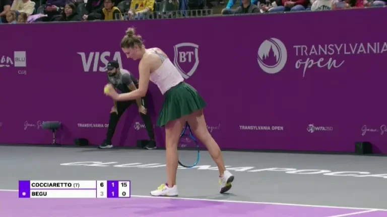 Irina Begu, un rever &icirc;n lung de linie deosebit la Transylvania Open 2025 (LIVE pe VOYO și PRO Arena)