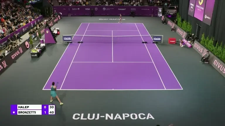 Simona Halep, scurtă de efect la Transylvania Open 2025, &icirc;n meciul cu Lucia Bronzetti (LIVE pe VOYO și PRO Arena)