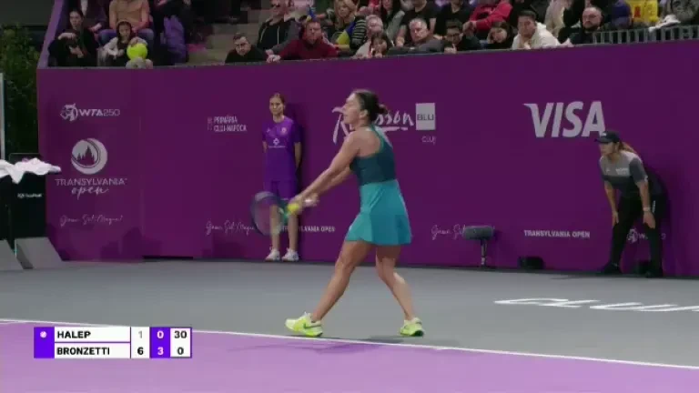 Momentul Simonei Halep la Transylvania Open 2025: rever din săritură &icirc;n aplauzele tribunelor (LIVE pe VOYO și PRO Arena)