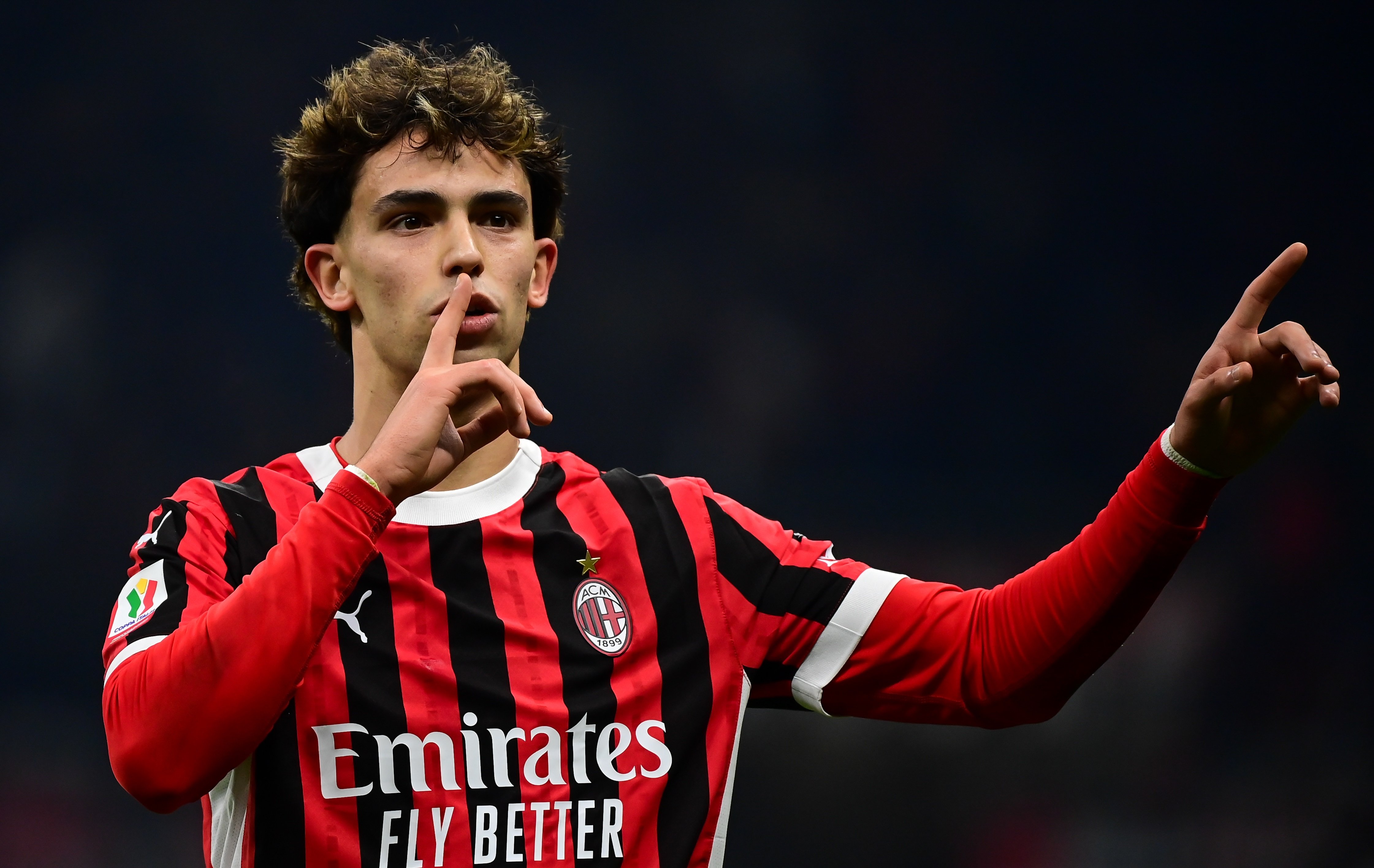 AC Milan - AS Roma 3-1. Joao Felix, gol splendid la debut, iar rossonerii merg &icirc;n semifinalele Cupei Italiei (LIVE pe VOYO)