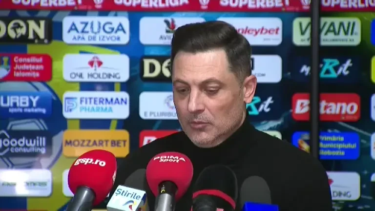 Mirel Rădoi, conferință de presă după Unirea Slobozia - Universitatea Craiova 0-1