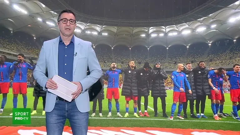 Câteva mii de fani au înghețat ca să o vadă pe FCSB la meciul cu Sepsi
