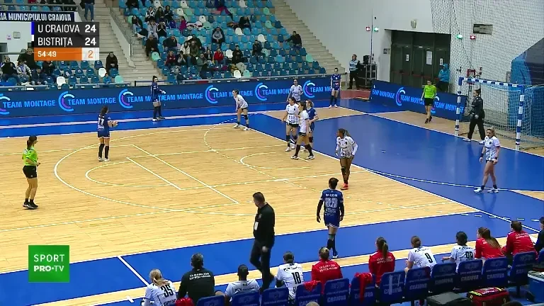 SCM U Craiova - Gloria Bistrița 25-24 | Meciul a fost transmis de VOYO și Pro Arena