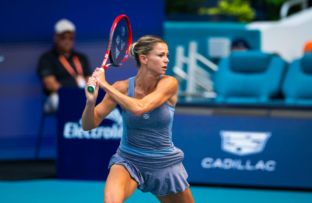 Frumoasa Camila Giorgi s-a &icirc;ntors &icirc;n tenis, după ce devenise model pentru creatorii de lenjerie intimă