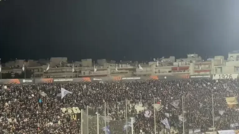 Atmosferă superbă la Salonic, la PAOK - FCSB: ”Toumba”, arhiplin