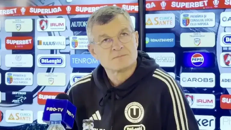 Ioan Ovidiu Sabău, conferință de presă înainte de U Cluj - Unirea Slobozia (15.02.2025)