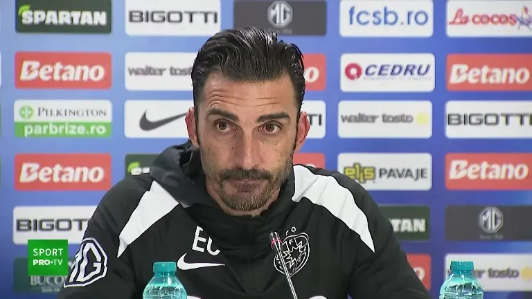 Conferință Elias Charalambous înainte de Gloria Buzău - FCSB (15/02/2025)