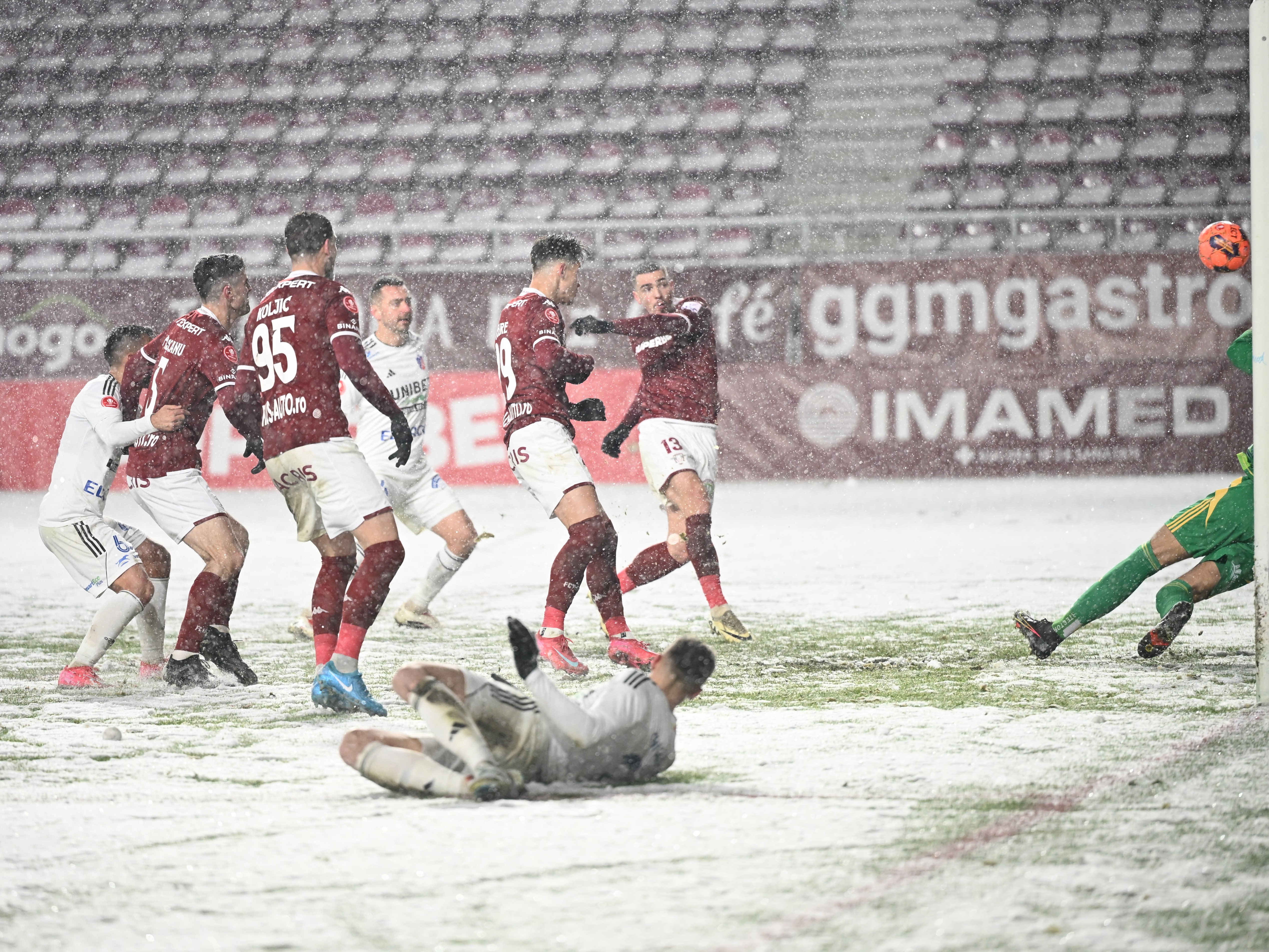 Denis Ciobotariu a reacționat după ce a marcat primul gol pentru Rapid