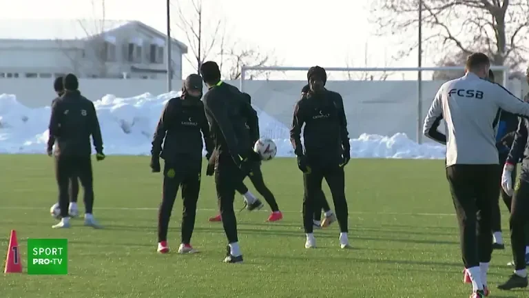 Antrenament FCSB, &icirc;nainte de duelul cu PAOK Salonic (19/02/2025)