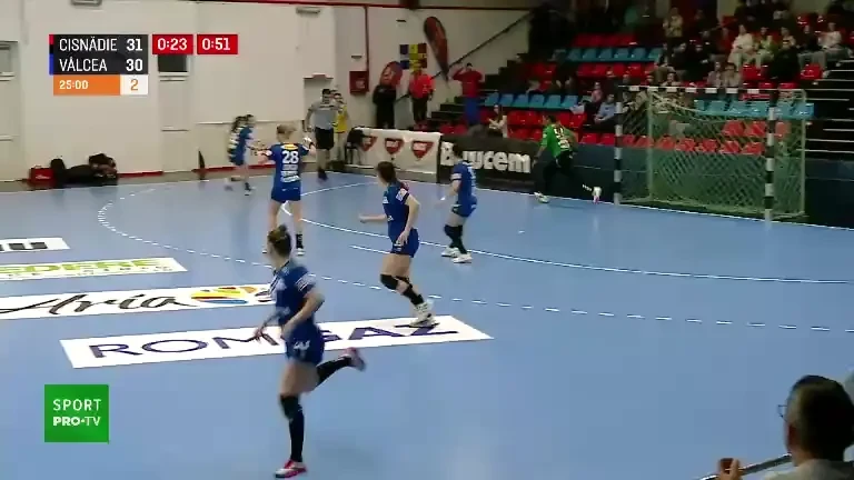 Măgura Cisnădie - SCM R&acirc;mnicu V&acirc;lcea 35-33 &icirc;n Liga Florilor (19 februarie 2025)