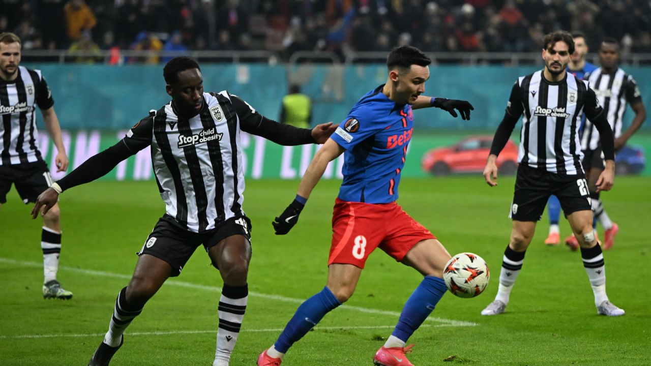FCSB - PAOK 2-0. Campioana României se califică în optimile Europa League. Performanță uriașă pentru fotbalul românesc FCSB - PAOK 2-0. Campioana României se califică în optimile Europa League. Performanță uriașă pentru fotbalul românesc
