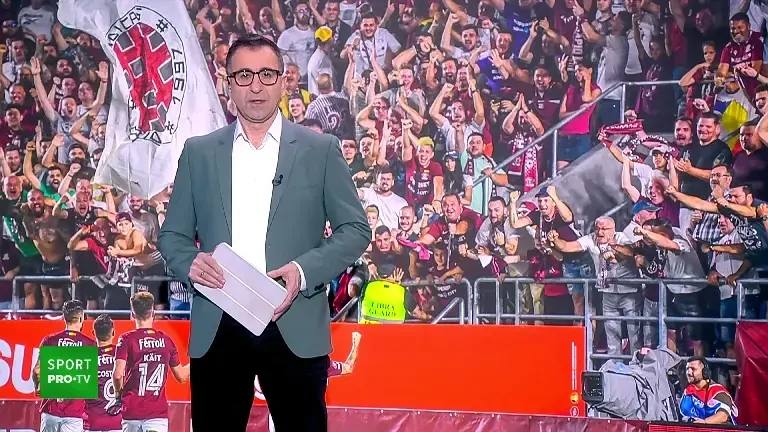 Vine cu țambalul în Giulești dacă Rapid ia titlul! Omul a impresionat la Românii au talent și cântă imnul Rapidului la țambal