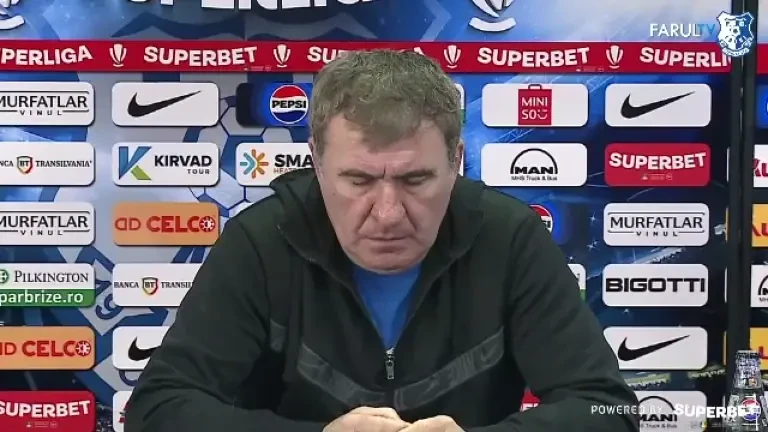 Gică Hagi, conferință de presă &icirc;nainte de Farul - U Cluj (06.03.2025)