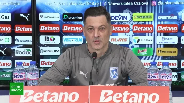 Conferință de presă Mirel Rădoi, &icirc;nainte de FCSB - Universitatea Craiova