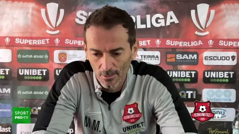 Conferință de presă Marius Măldărășanu &icirc;nainte de Hermannstadt - Rapid (07.03.2025)