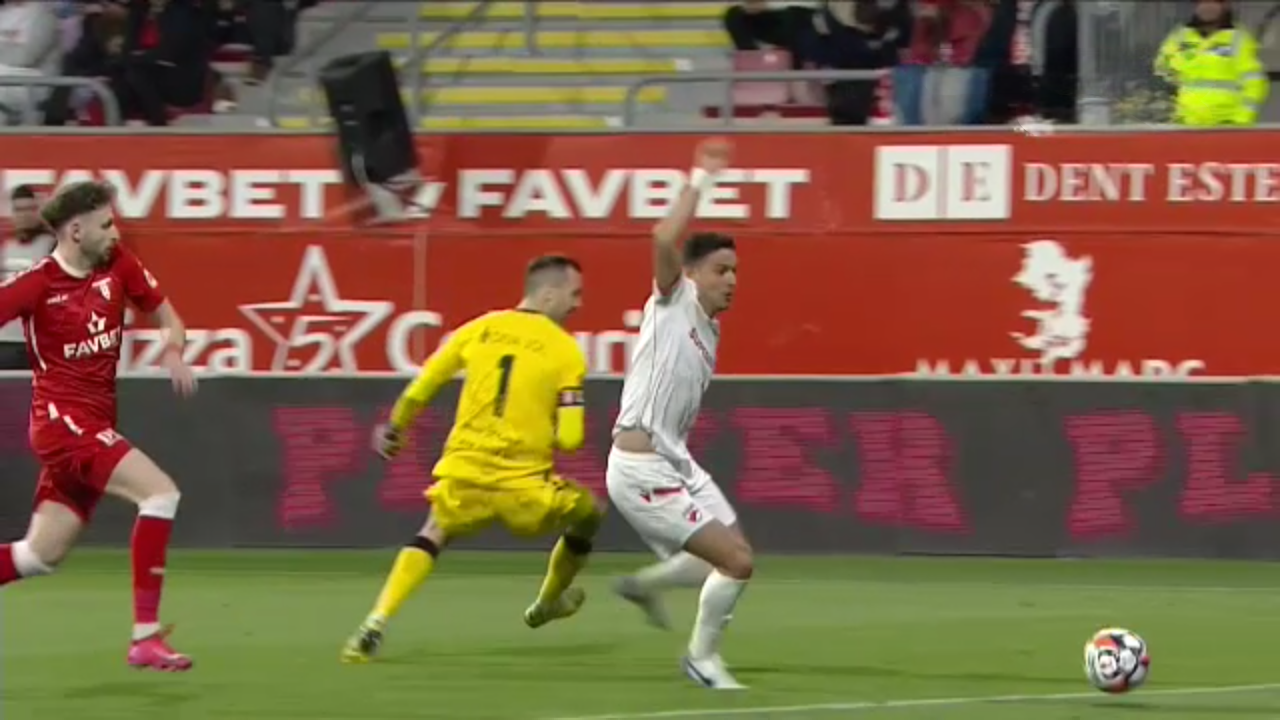 Ce moment la UTA &ndash; Dinamo! O gafă uriașă a dus la ratarea campionatului