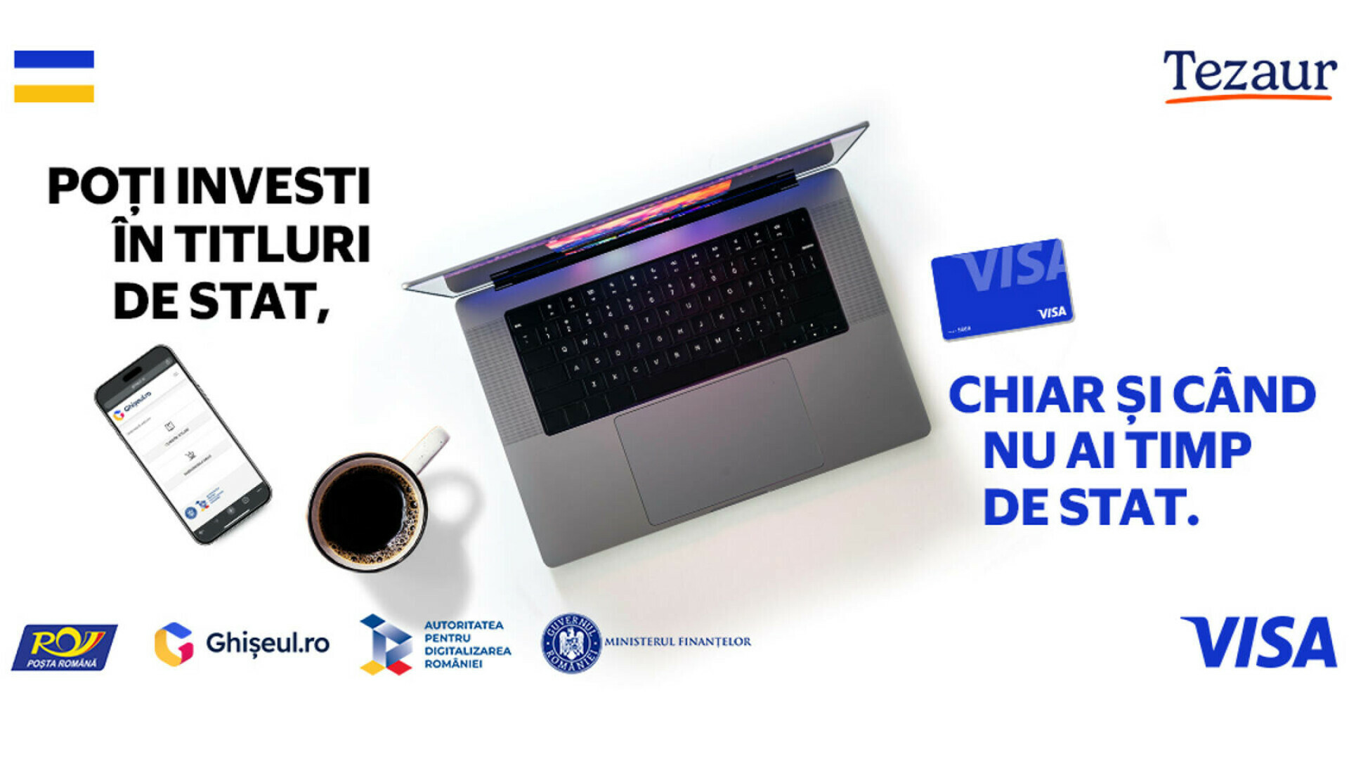 (P) Premieră &icirc;n Rom&acirc;nia: Titlurile de stat Tezaur pot fi cumpărate online cu cardul prin Ghișeul.ro