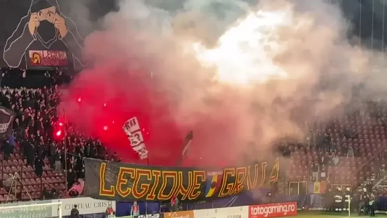 CFR Cluj - Dinamo 3-1. Atmosfera din Gruia (15 martie 2025)