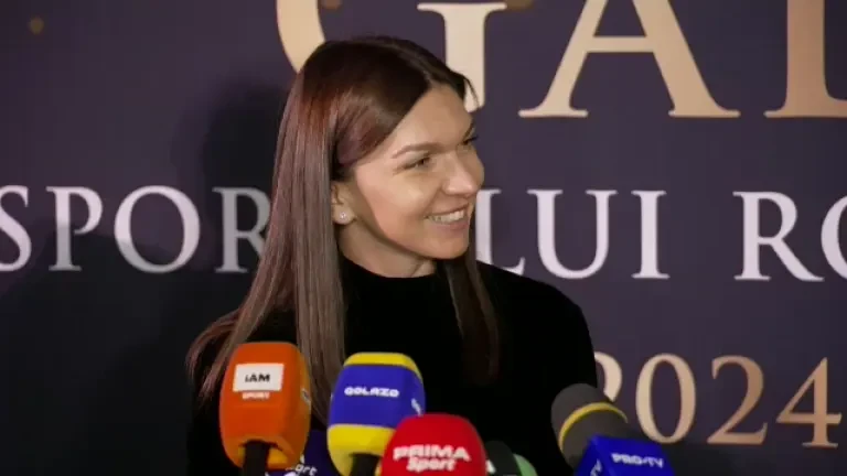 Simona Halep, la Gala Sportului Rom&acirc;nesc 2024