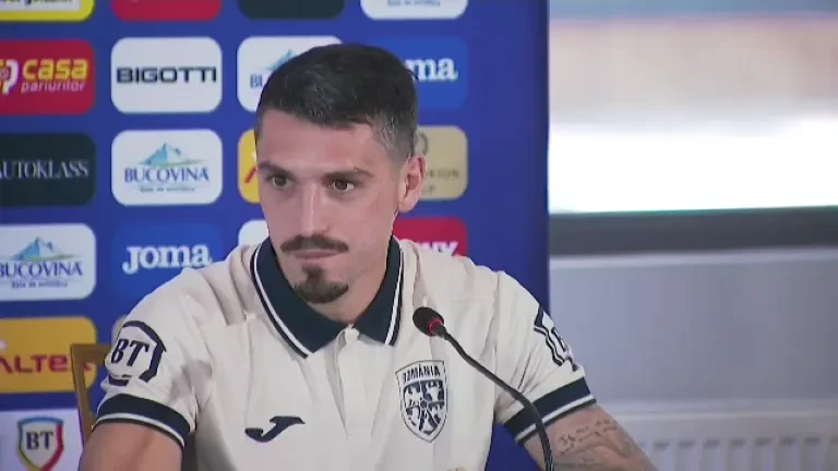 Mircea Lucescu nu l-a lăsat pe Nicolae Stanciu să răspundă la întrebarea referitoare la primele de calificare