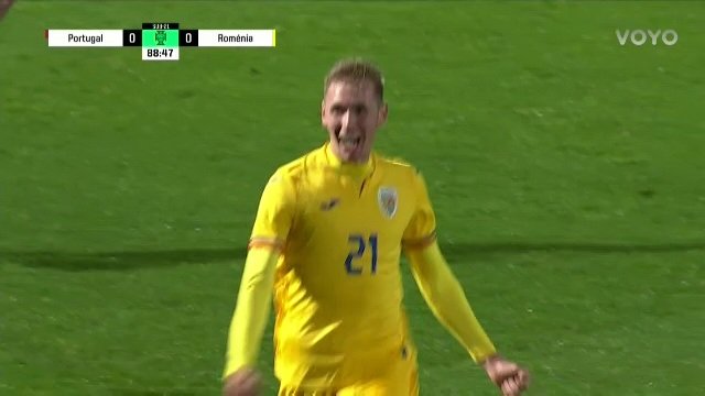 Cristian Mihai, noul erou de la Rom&acirc;nia U21! Gol fabulos &icirc;n victoria mare din Portugalia