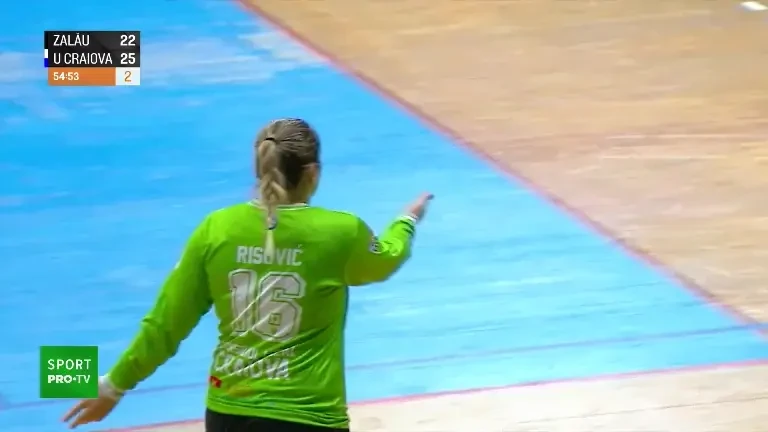 HC Zalău - SCM U Craiova 24-28 (finalul meciului din Liga Florilor)