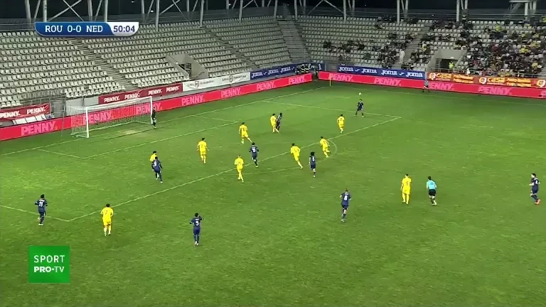 Luciano Valente a înscris un gol superb în România U21 - Olanda U21 (25.03.2025)