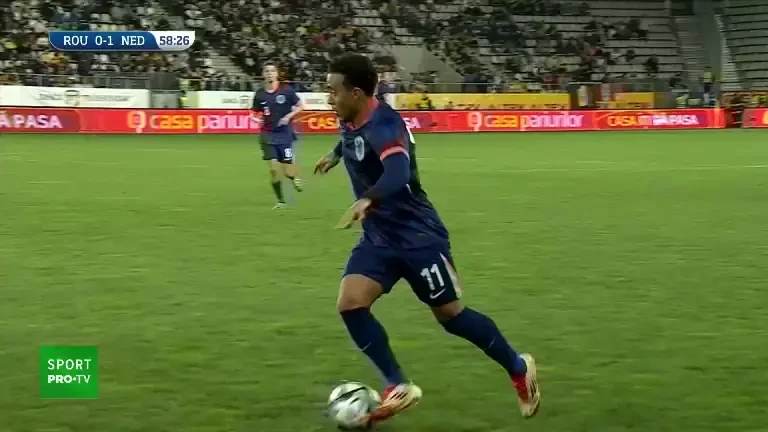 Noah Ohio înscrie golul de 2-0 în România U21 - Olanda U21