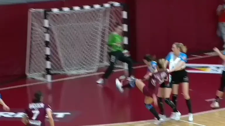 Rapid - CSM București: ultimele cinci minute din prima repriză