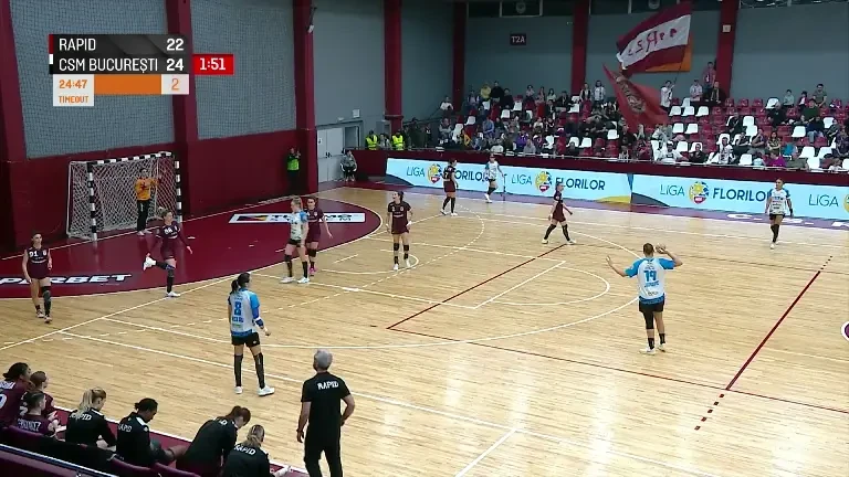 Rapid - CSM București: ultimele cinci minute din a doua repriză