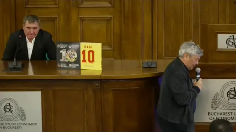 Gică Hagi, gest de clasă la discursul lui Mircea Lucescu