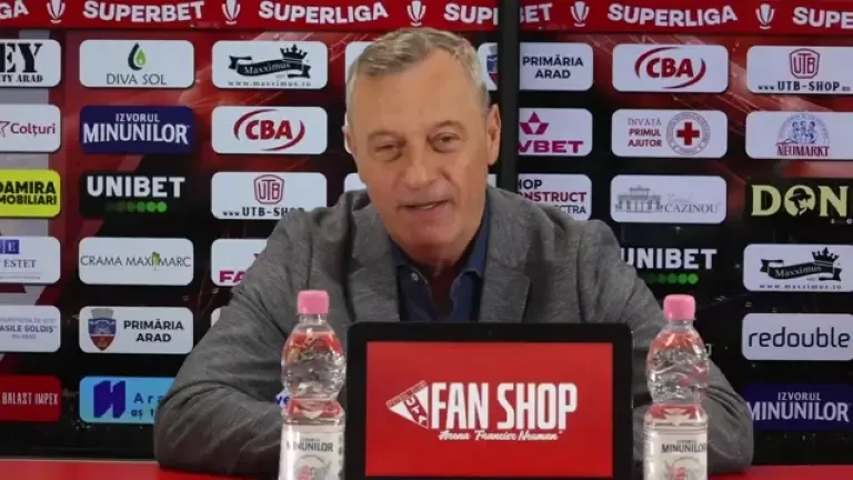 Mircea Rednic, conferință de presă &icirc;nainte de Poli Iași - UTA Arad