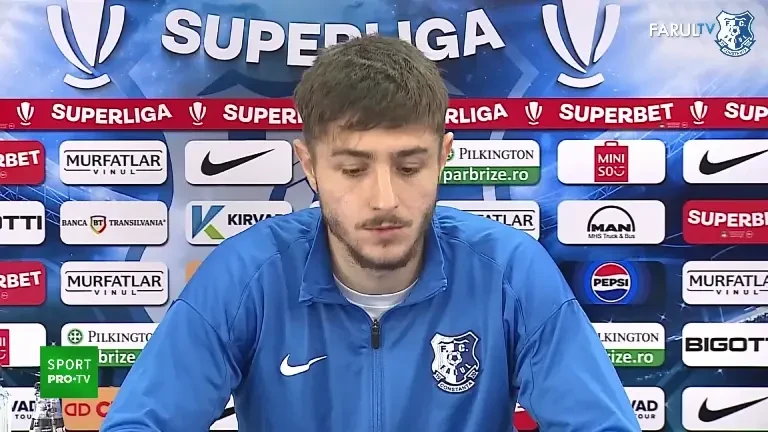 Victor Dican (Farul): &Icirc;i respect pe toți cei de la FC Botoșani, dar acum &icirc;mi doresc să-i &icirc;nving (28 martie 2025)
