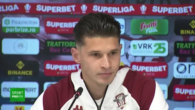 Conferință de presă Alex Dobre &icirc;nainte de Rapid - Craiova (28.03.2025)