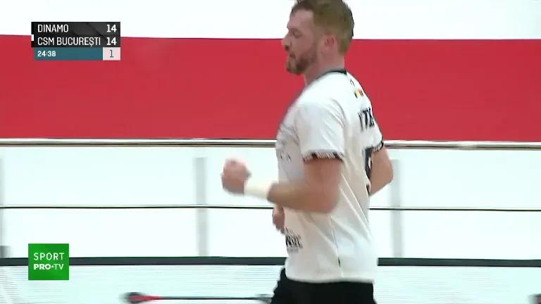 Dinamo - CSM București: ultimele cinci minute din prima repriză