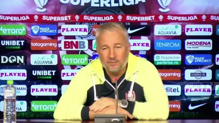 Dan Petrescu, conferință de presă înainte de U Cluj - CFR Cluj (30.03.2025)