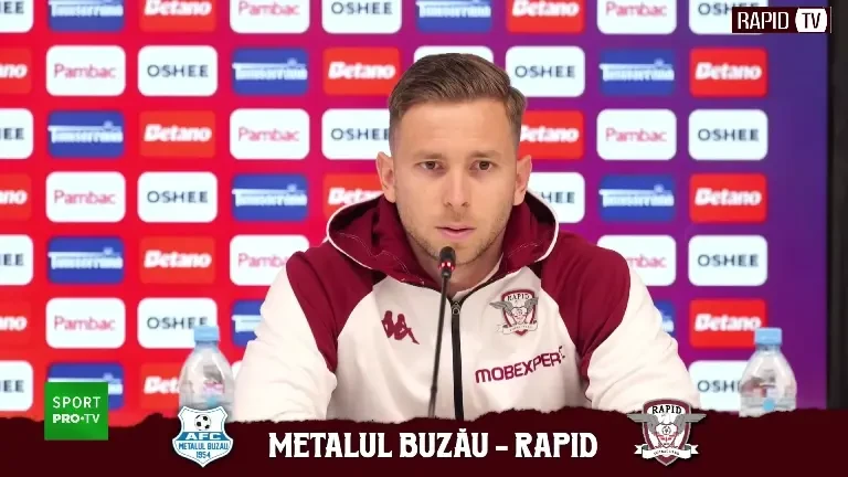 Răzvan Onea și-a spus &rdquo;oful&rdquo; &icirc;nainte de Metalul - Rapid: &rdquo;Nu e ușor! Ne lipsește asta&rdquo;