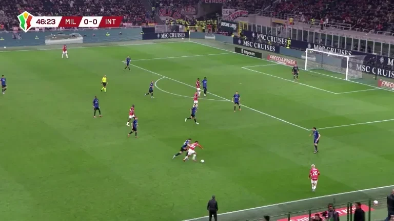 Cupa Italiei / AC Milan - Inter, gol Abraham