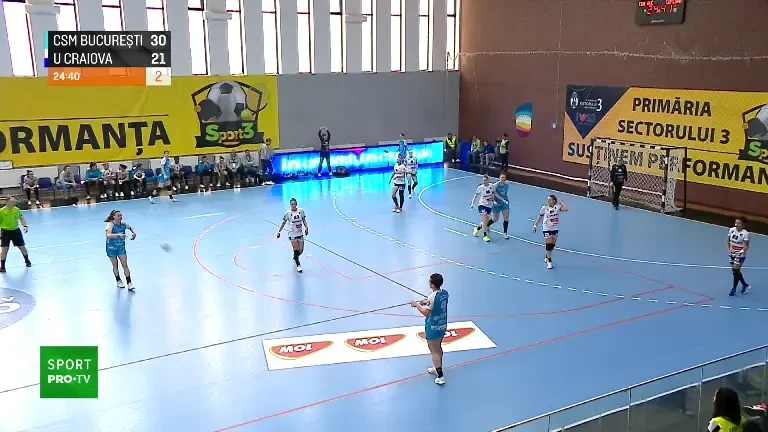Handbal | CSM București - SCM Craiova, ultimele cinci minute