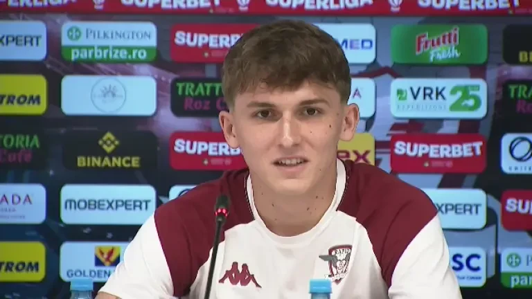 Conferință de presă Cătălin Vulturar &icirc;nainte de Rapid - Dinamo (05.04.2025)