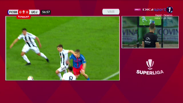 E convins după faza care a decis FCSB - U Cluj: &rdquo;Nu aș fi dat niciodată penalty&rdquo;